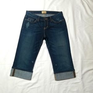 BKE Denim Cuff Capris